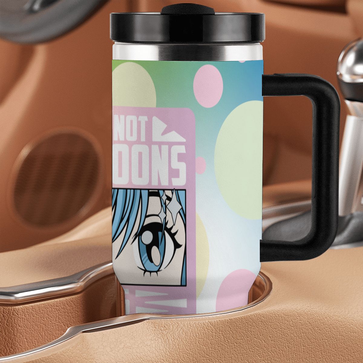 40oz Tumbler with Handle and Straw (Made in USA)