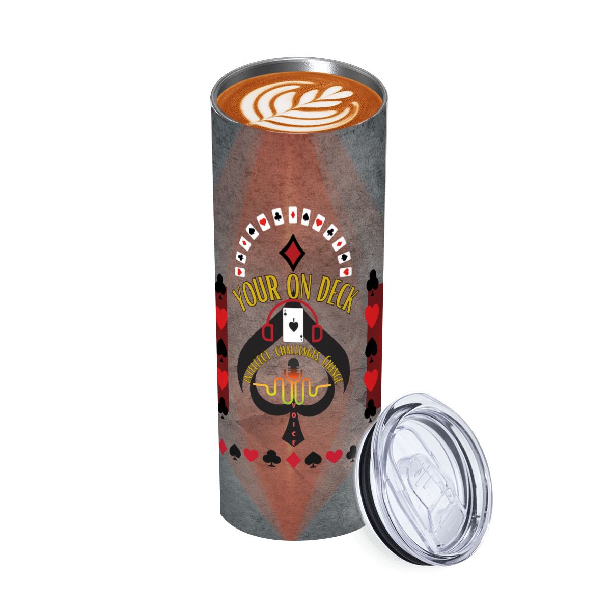 20oz Straight Stainless Steel Tumbler with Straw（Made in USA)