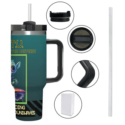 40oz Tumbler with Handle and Straw (Made in USA)