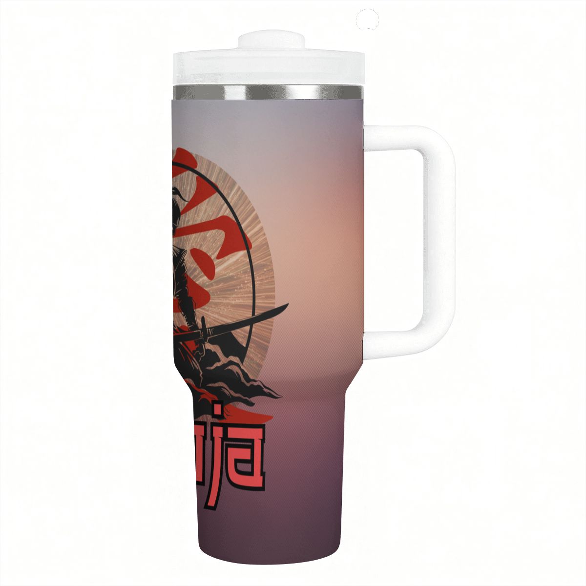 40oz Tumbler with Handle and Straw (Made in USA)