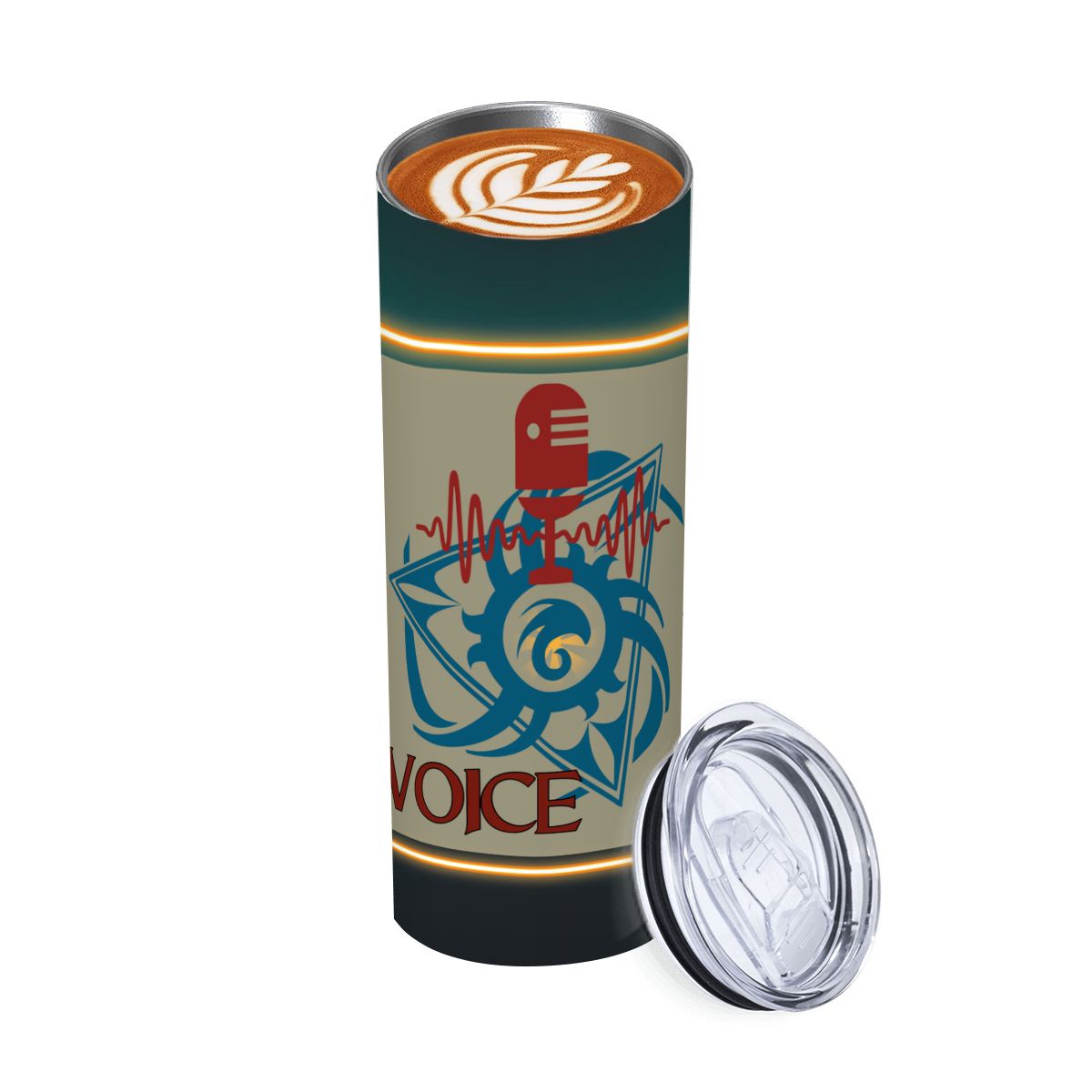 20oz Straight Stainless Steel Tumbler with Straw（Made in USA)