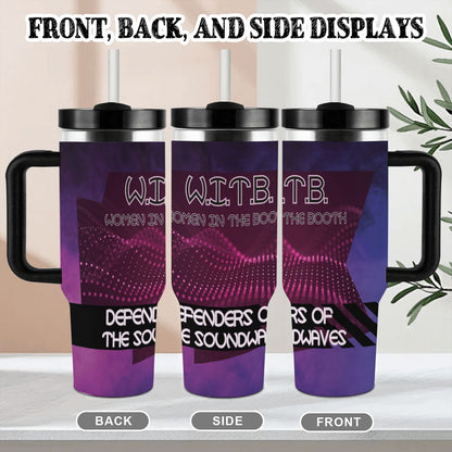 40oz Tumbler with Handle and Straw (Made in USA)