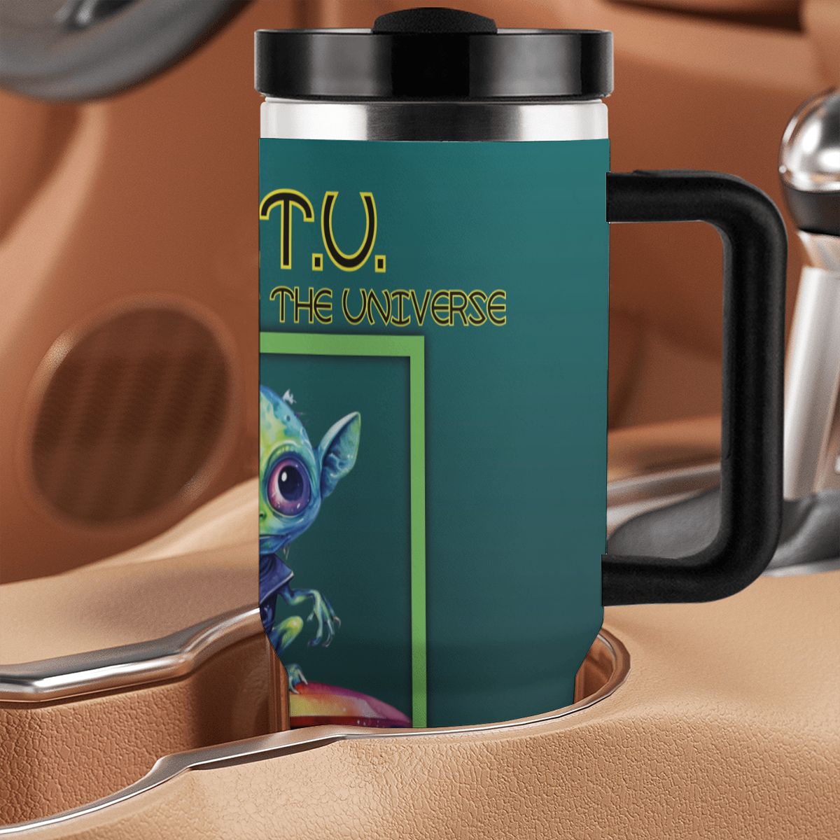 40oz Tumbler with Handle and Straw (Made in USA)