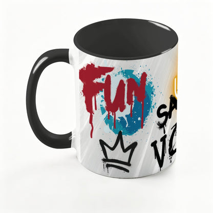 Large Colorful Mug (15oz) (Made in USA)