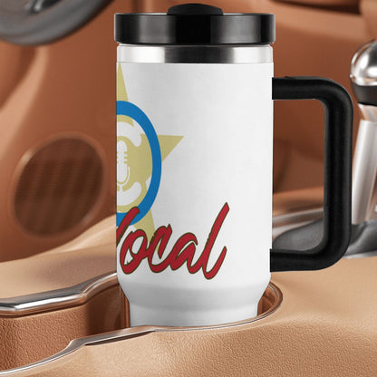 GET VOCAL: 40oz Tumbler with Handle and Straw