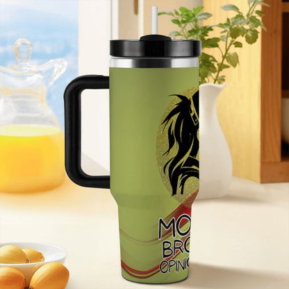 40oz Tumbler with Handle and Straw (Made in USA)