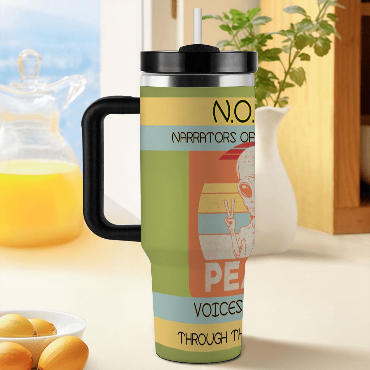 40oz Tumbler with Handle and Straw (Made in USA)
