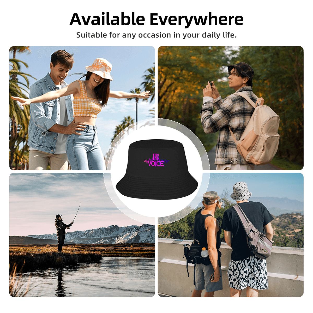 Adult DoubleLayer Bucket Hat (Made in USA)