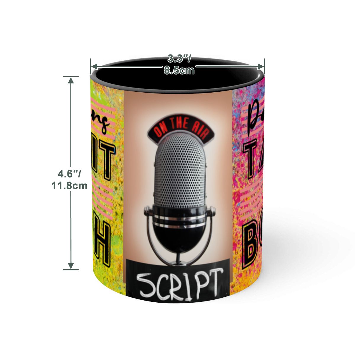 Podcasters Take It To The BOOTH: Large Classic Ceramic Mug (15oz)