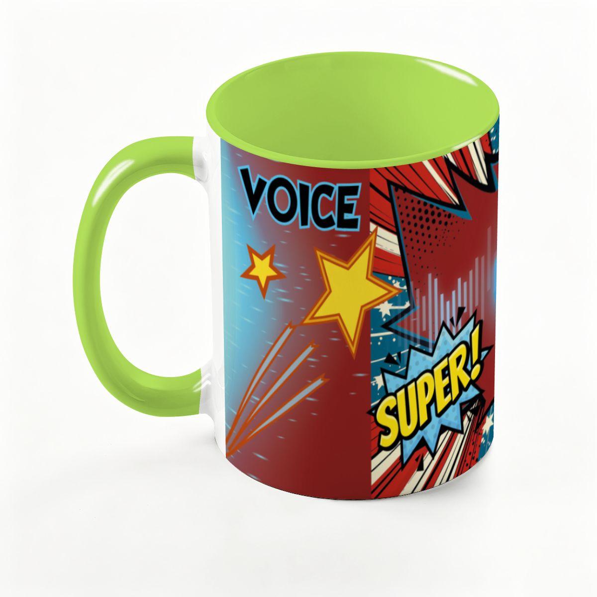 Large Colorful Mug (15oz) (Made in USA)