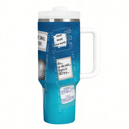 40oz Tumbler with Handle and Straw (Made in USA)