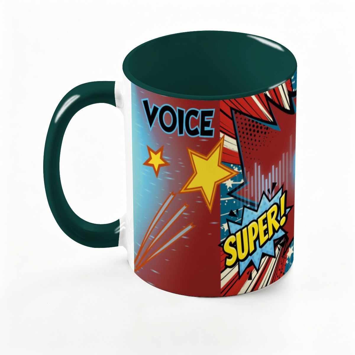 Large Colorful Mug (15oz) (Made in USA)