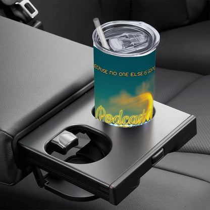 20oz Straight Stainless Steel Tumbler with Straw（Made in USA)