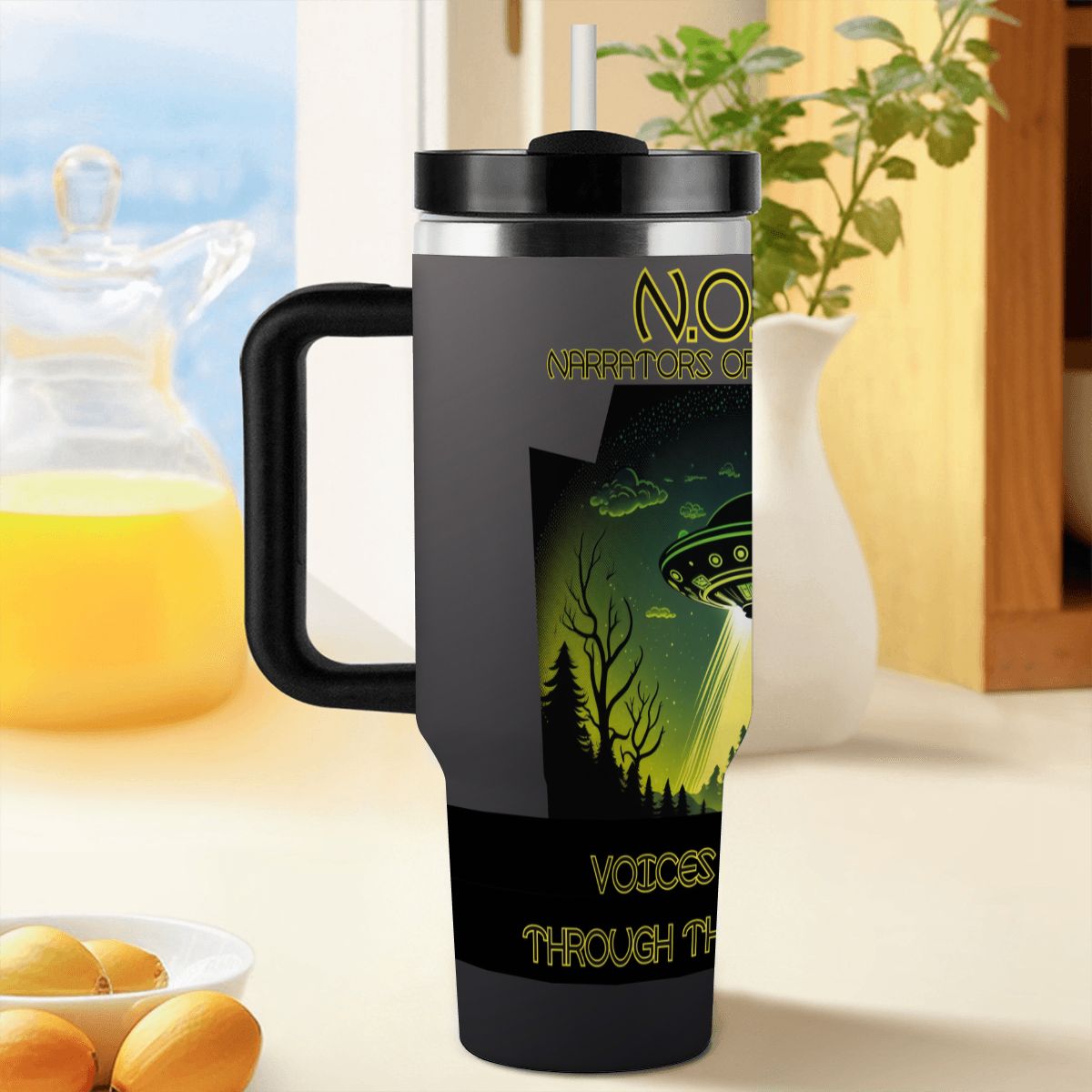 40oz Tumbler with Handle and Straw (Made in USA)