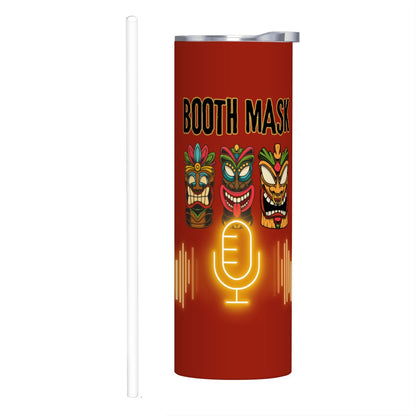 BOOTH MOJO: 20oz Straight Stainless Steel Tumbler with Straw