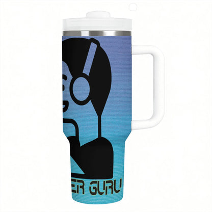 40oz Tumbler with Handle and Straw (Made in USA)