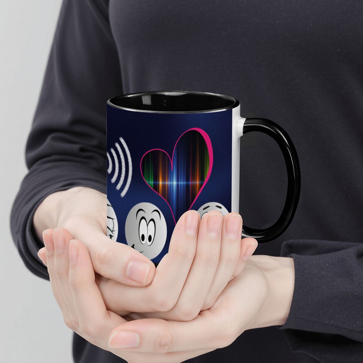 Large Colorful Mug (15oz) (Made in USA)