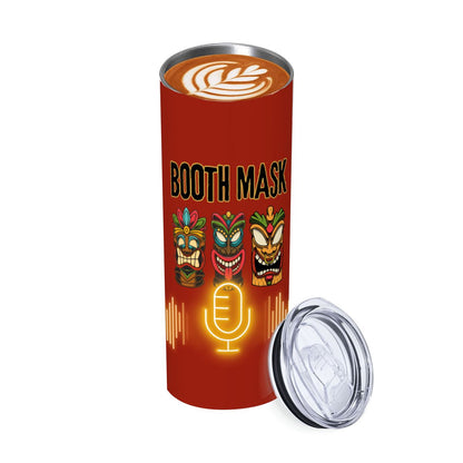 BOOTH MOJO: 20oz Straight Stainless Steel Tumbler with Straw