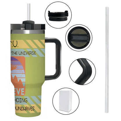40oz Tumbler with Handle and Straw (Made in USA)