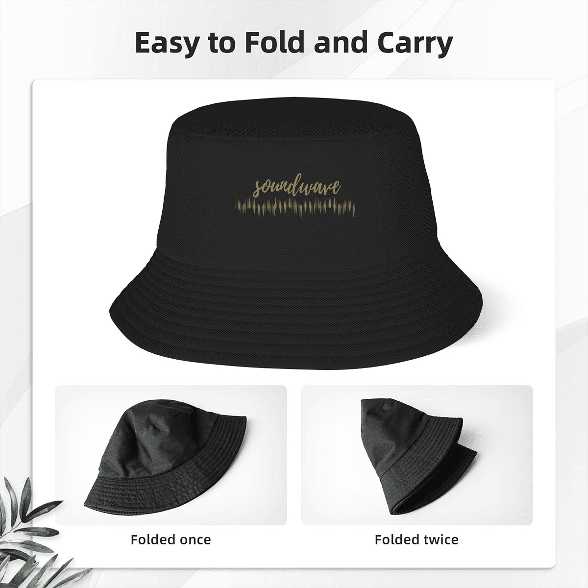 Adult Double Layer Bucket Hat (Made in USA)