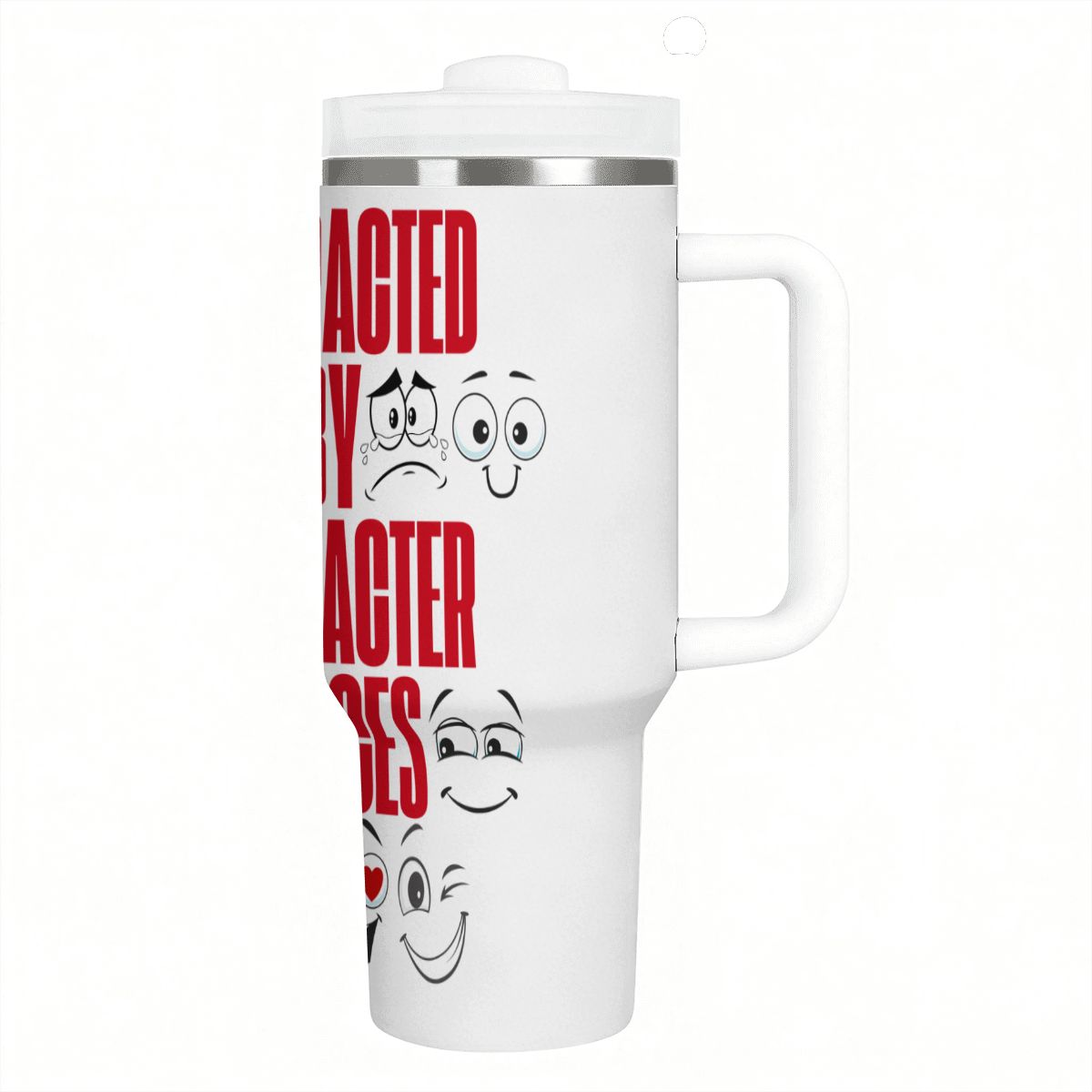 40oz Tumbler with Handle and Straw (Made in USA)