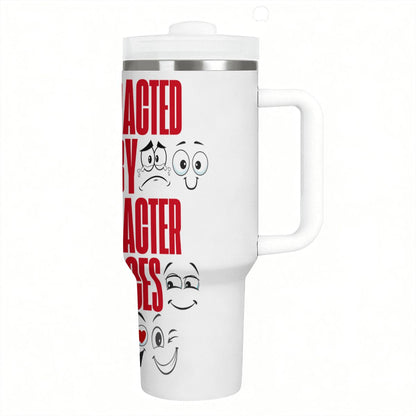 40oz Tumbler with Handle and Straw (Made in USA)
