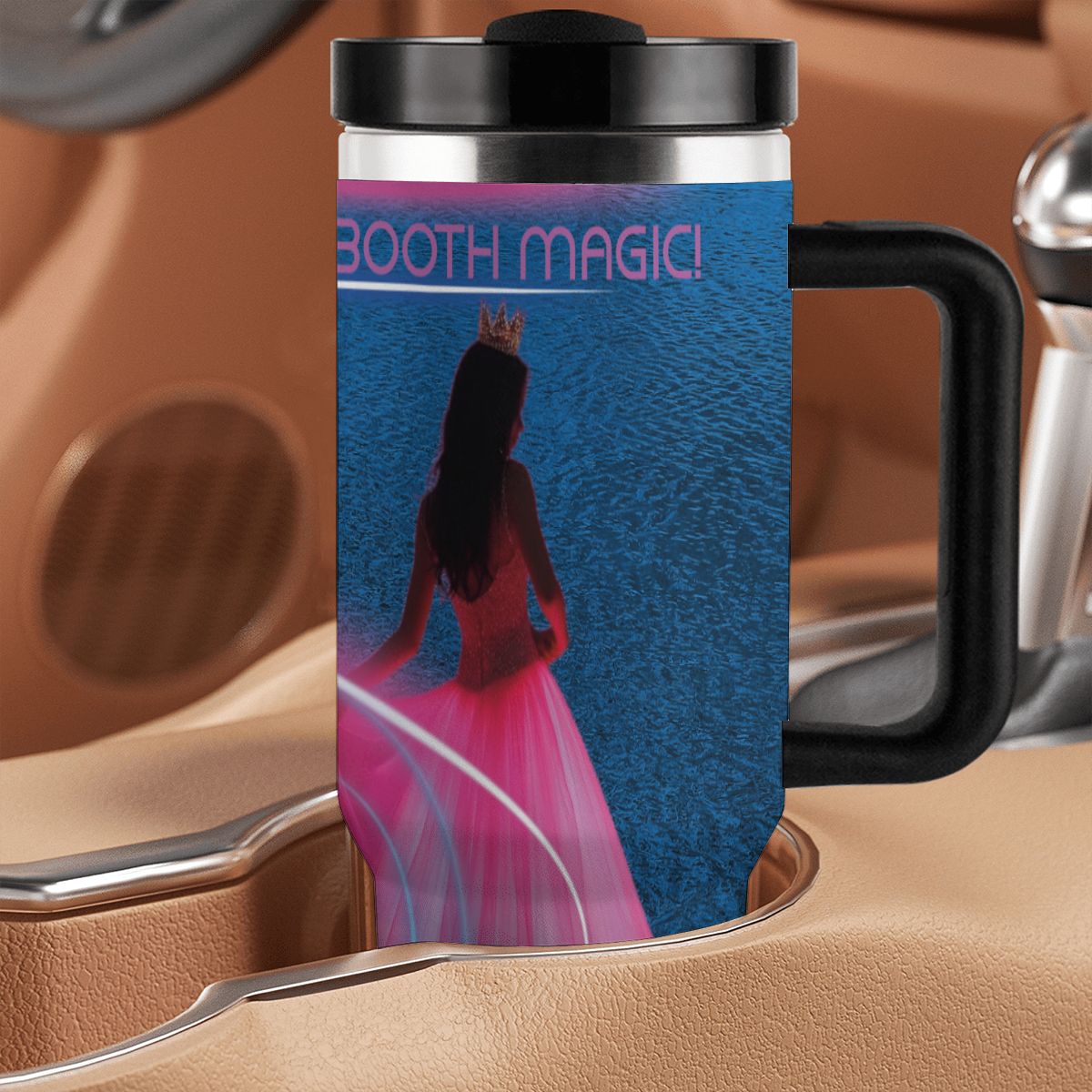 40oz Tumbler with Handle and Straw (Made in USA)