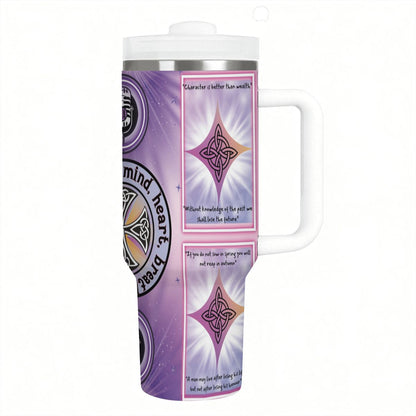 40oz Tumbler with Handle and Straw (Made in USA)