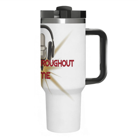 VOICES THROUGHOUT TIME: 40oz Tumbler with Handle and Straw