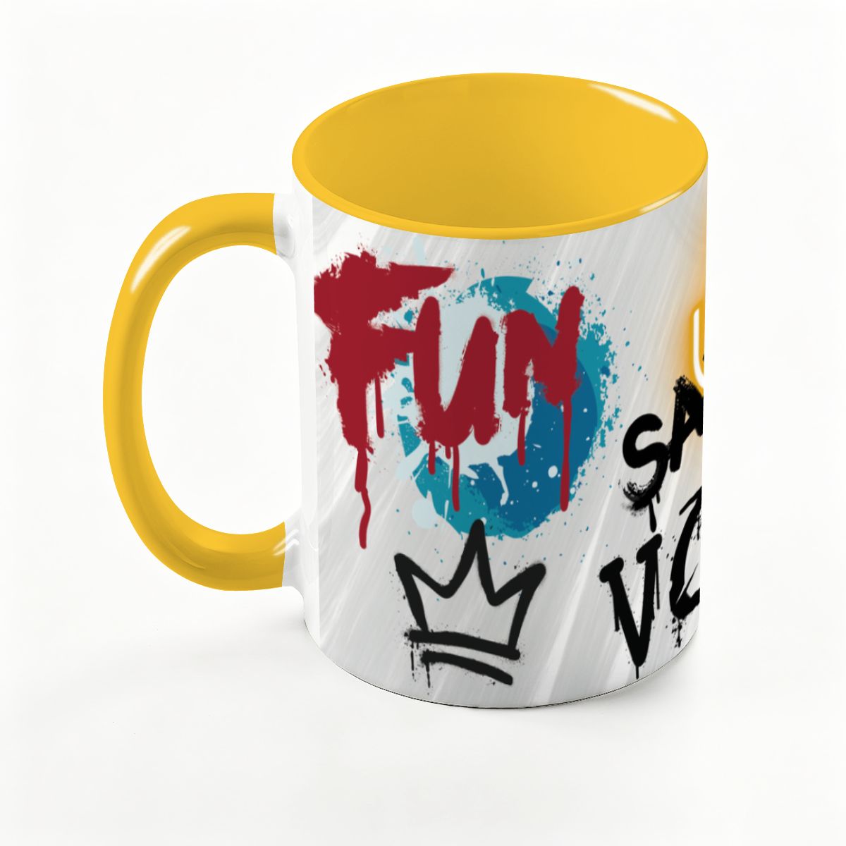 Large Colorful Mug (15oz) (Made in USA)