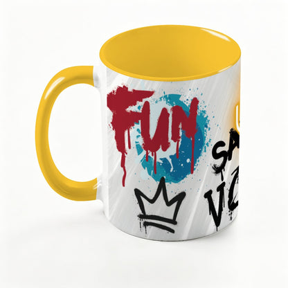 Large Colorful Mug (15oz) (Made in USA)