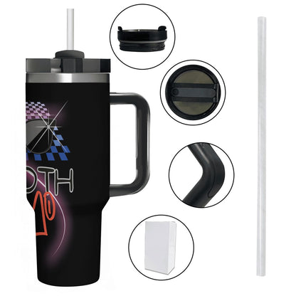 40oz Tumbler with Handle and Straw (Made in USA)