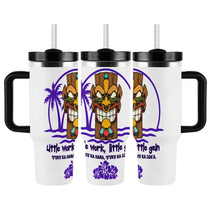 40oz Tumbler with Handle and Straw (Made in USA)
