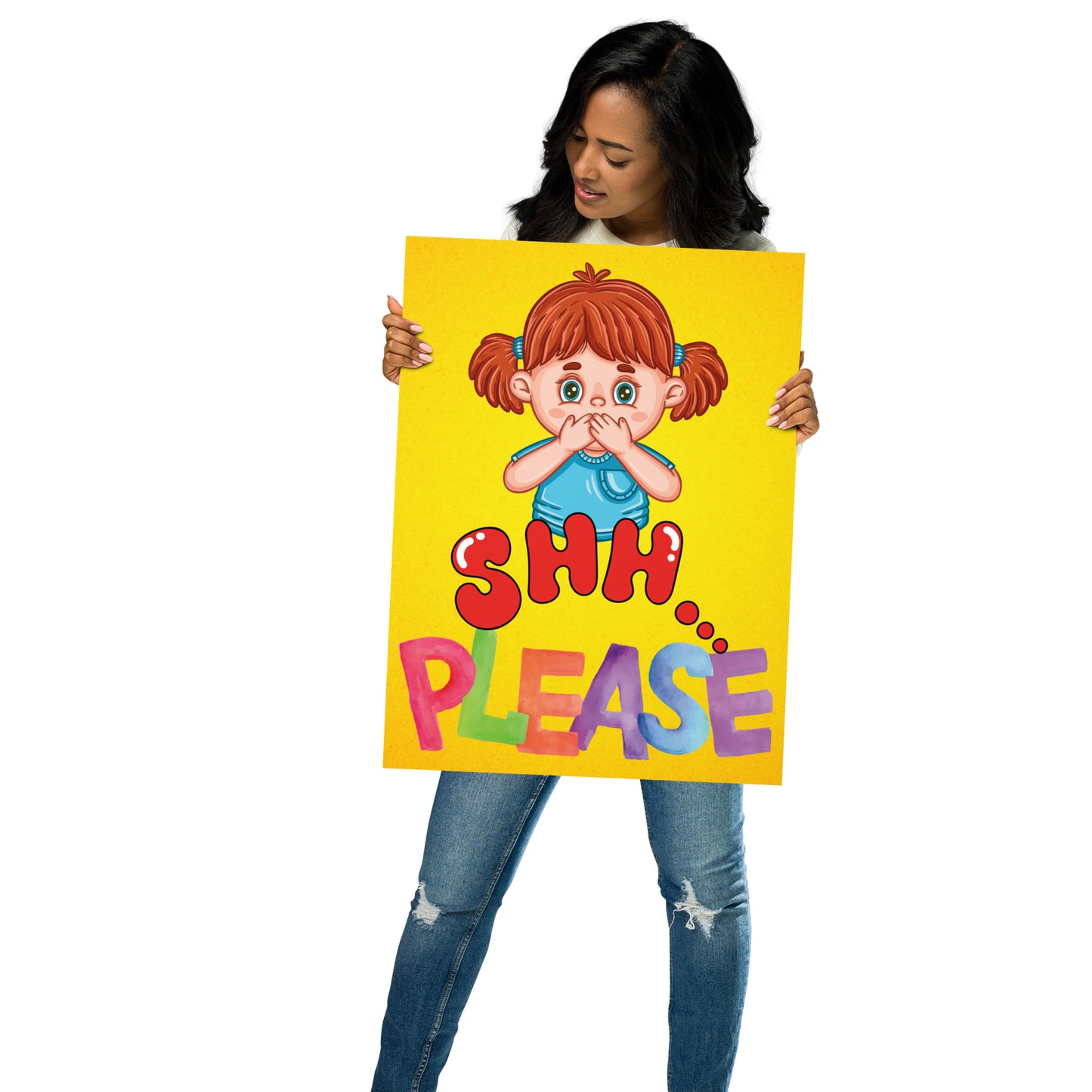 Shhh...Please Matte Poster