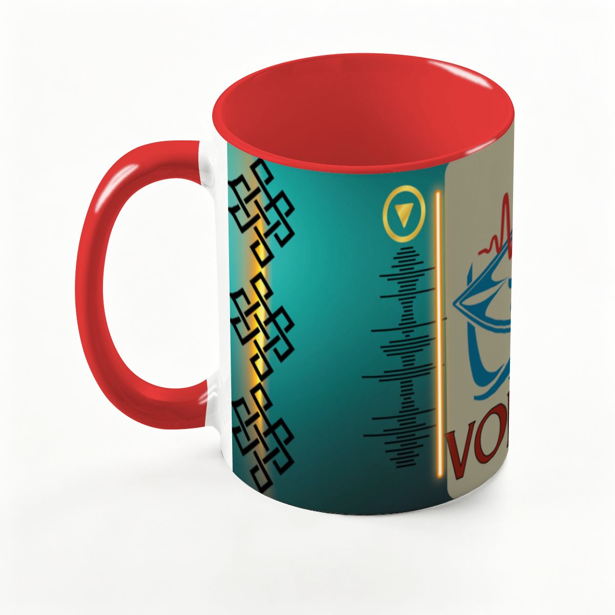 Large Colorful Mug (15oz) (Made in USA)