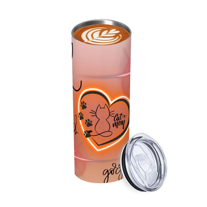 20oz Straight Stainless Steel Tumbler with Straw