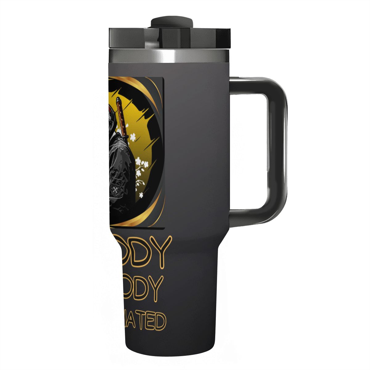 40oz Tumbler with Handle and Straw (Made in USA)