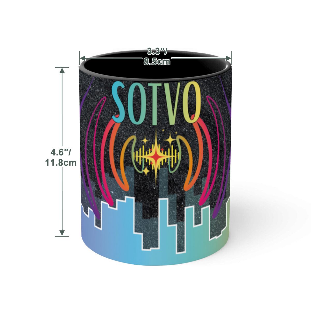 Large Colorful Mug (15oz) (Made in USA)