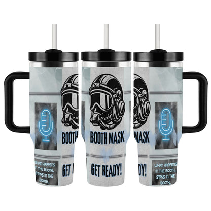 40oz Tumbler with Handle and Straw (Made in USA)