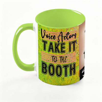 Voice Actors Take It To The Booth: Large Classic Ceramic Mug (15oz)
