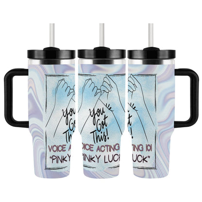 40oz Tumbler with Handle and Straw (Made in USA)