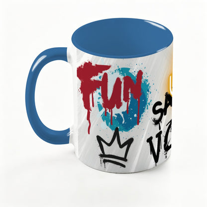 Large Colorful Mug (15oz) (Made in USA)