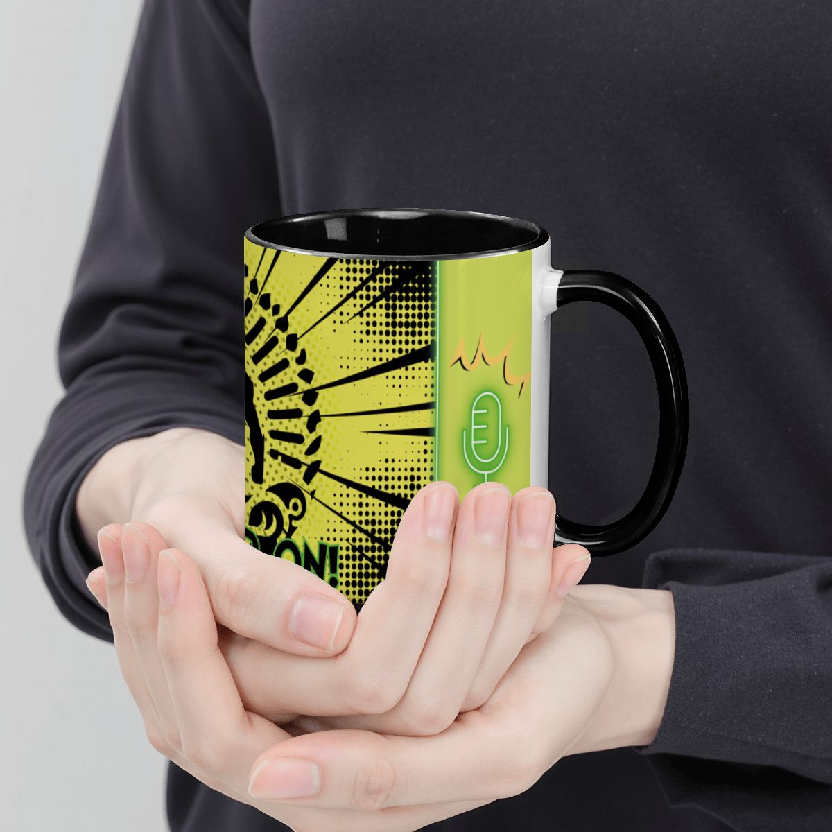 Large Colorful Mug (15oz) (Made in USA)