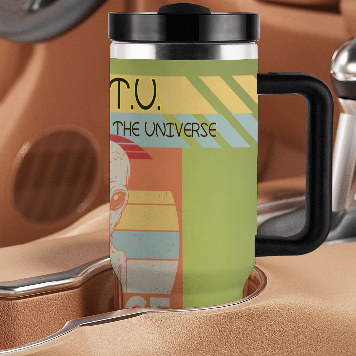 40oz Tumbler with Handle and Straw (Made in USA)