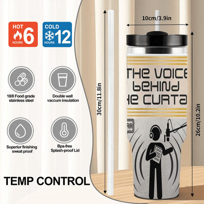 40oz Tumbler with Handle and Straw (Made in USA)
