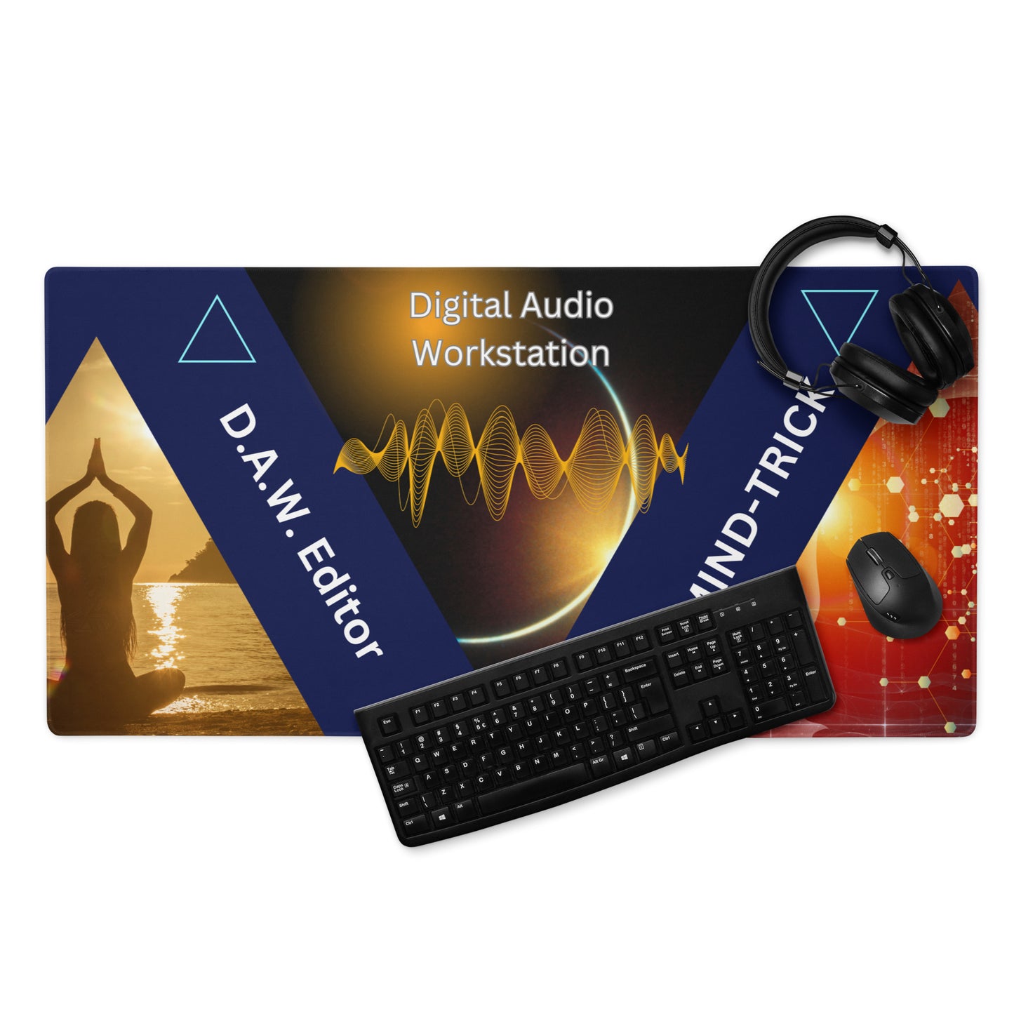 D.A.W. Audio Editor "Mind Trick" Gaming Mouse Pad