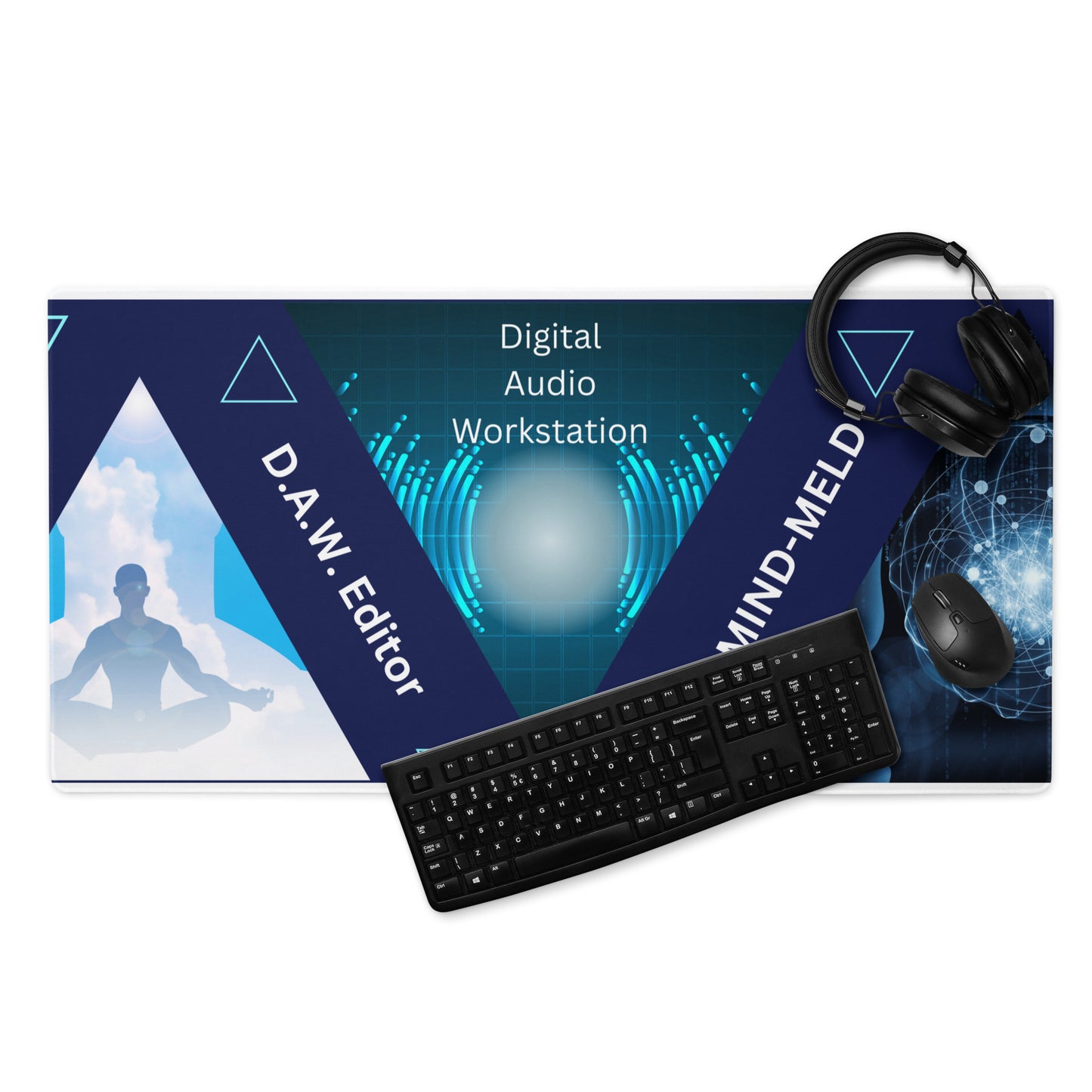 D.A.W. Audio Editor "Mind Meld" Gaming Mouse Pad