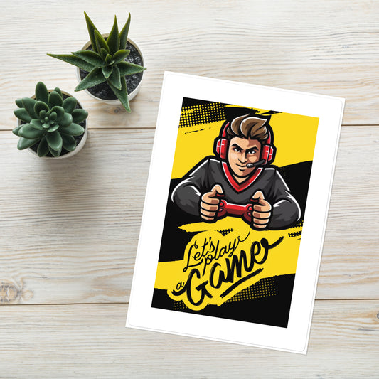 Let's Play Gamer: Kiss Cut Sticker Sheet Large 6"