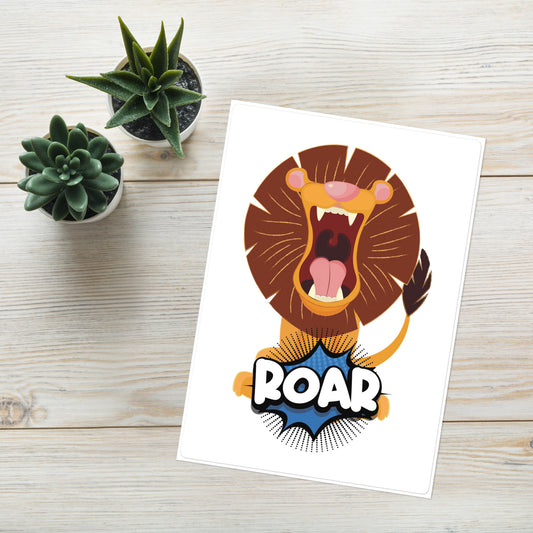 ROAR Lion Power: Kiss Cut Sticker Sheet 6"