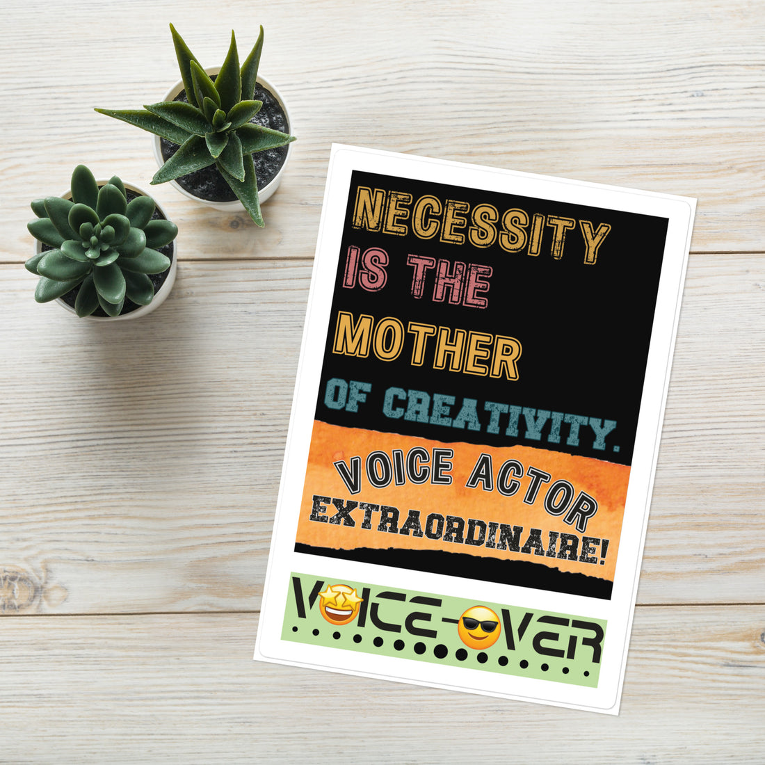 Motivational Affirmation Quote: Kiss Cut Sticker Sheet Large